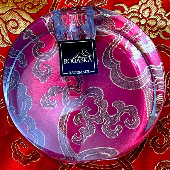 NEW! ROGASKA MADE IN SLOVENIA CANDLE STICK HOLDER